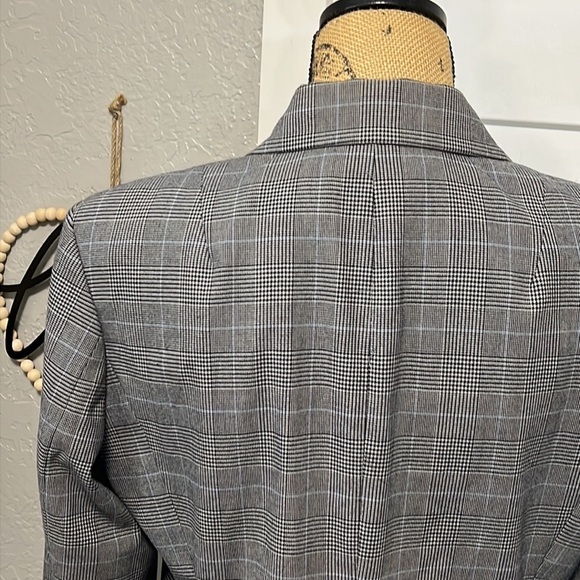 MICHAEL Michael Kors Gray Plaid Blazer - Picture 9 of 12